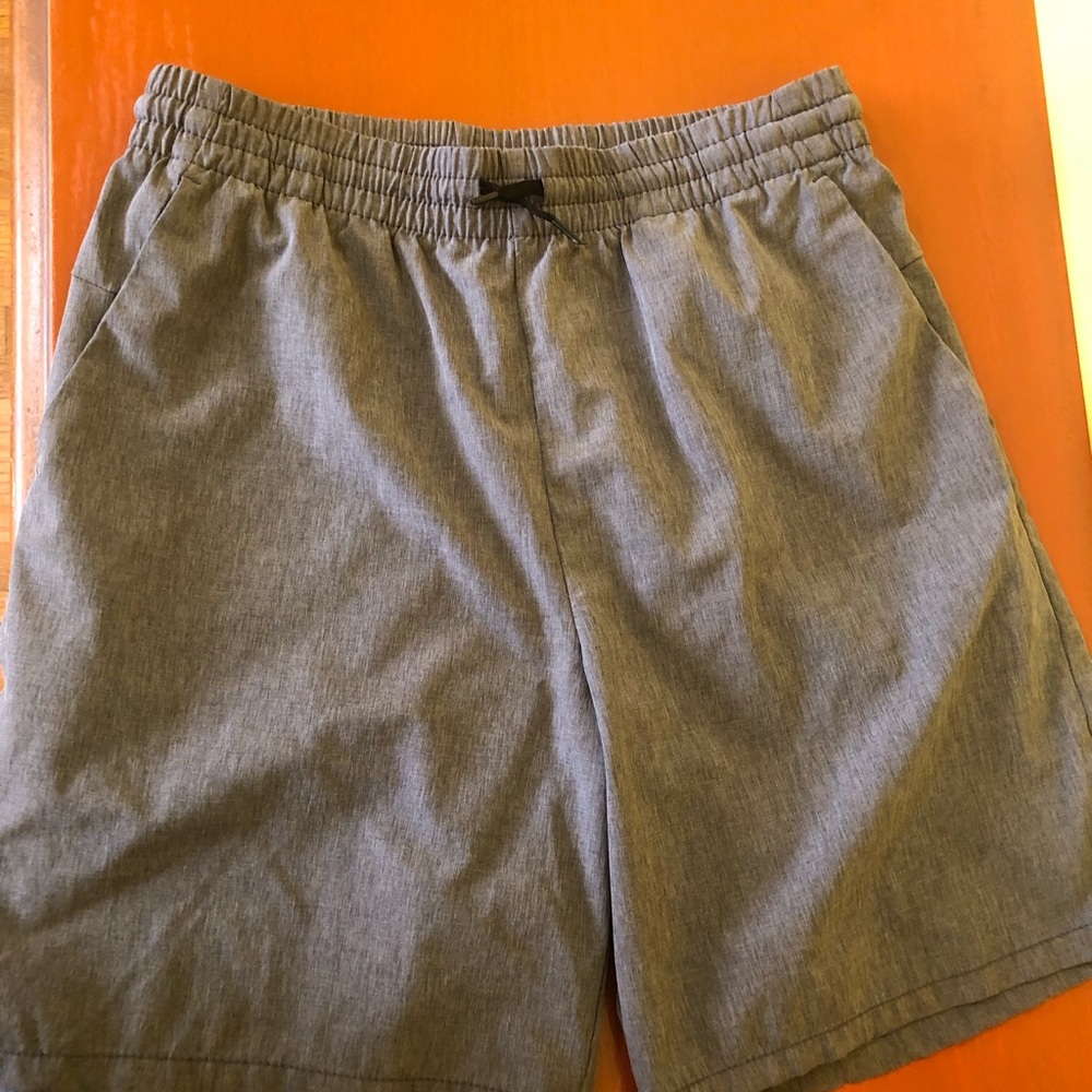 Casual Gray Striped Pants
